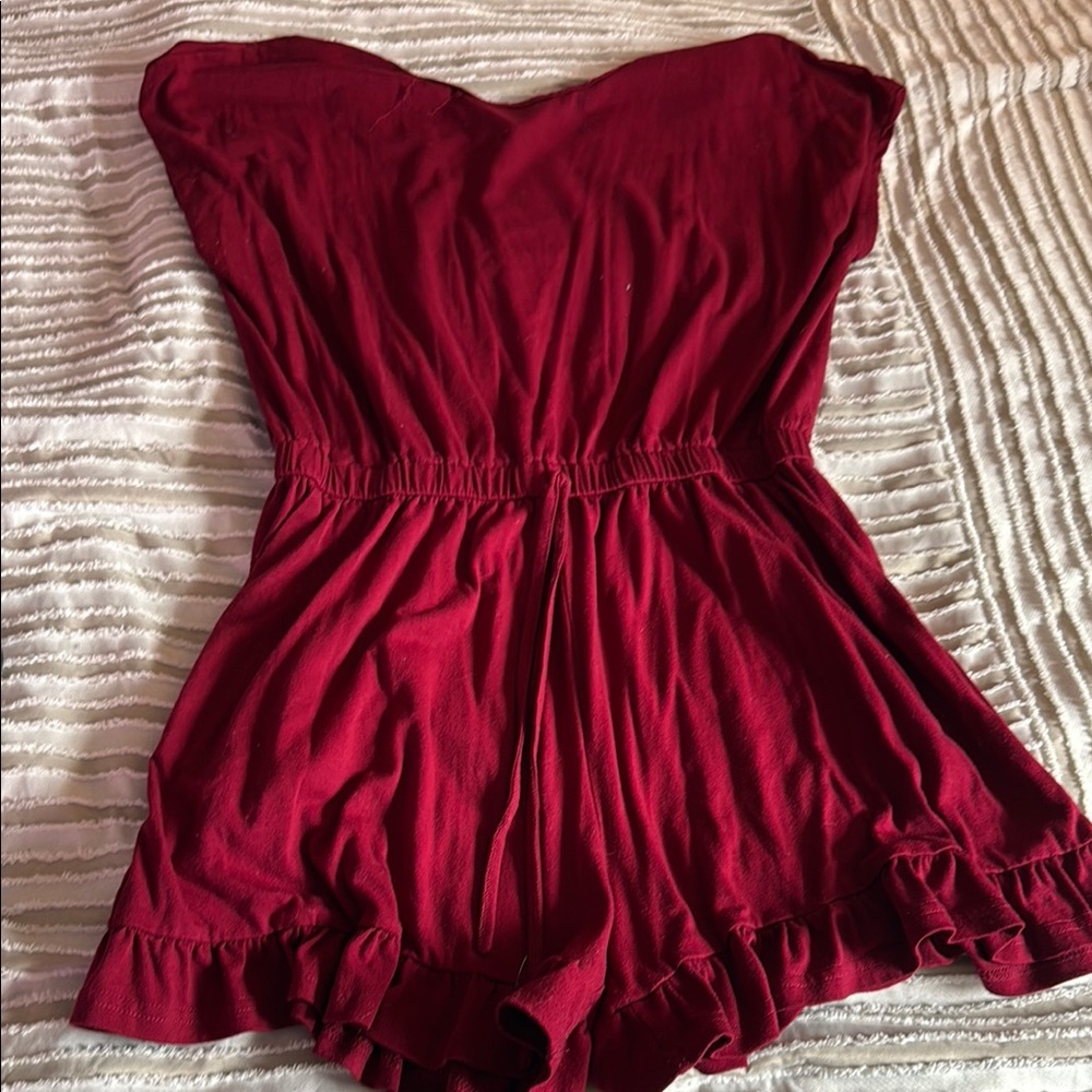 Elegant Red Jumpsuit